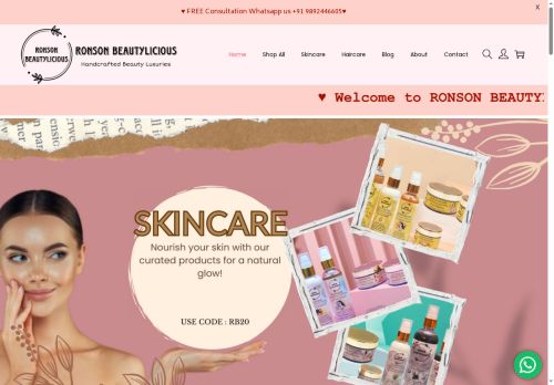 ronsonbeautylicious.com capture - 2025-08-30 06:16:45