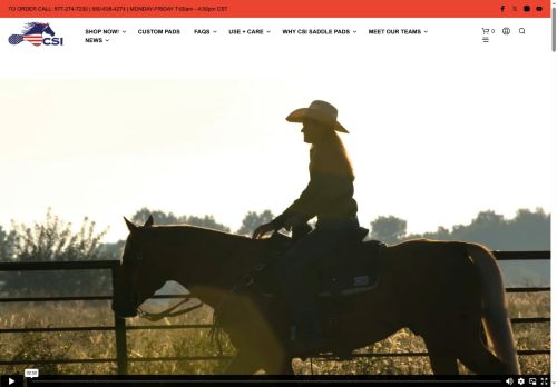 csisaddlepad.com capture - 2025-08-30 17:20:26