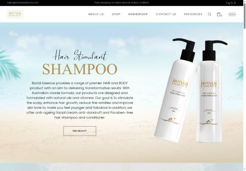 bondiessence.com capture - 2025-08-30 19:43:09