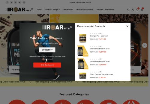 roarfitindia.com capture - 2025-08-30 23:07:07