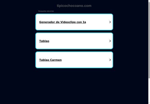 tipicochocoano.com capture - 2025-08-31 00:04:40