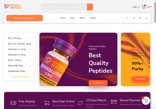 Studio Peptides capture - 2025-09-01 15:03:19