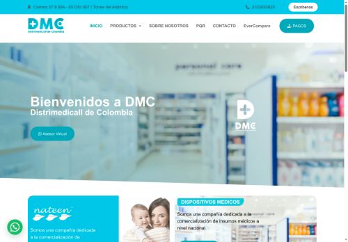 distrimedicallcolombia.com capture - 2025-09-01 18:56:47