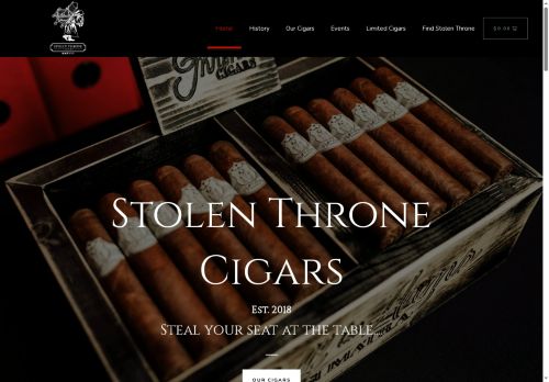 stolenthronecigars.com capture - 2025-09-01 20:27:18