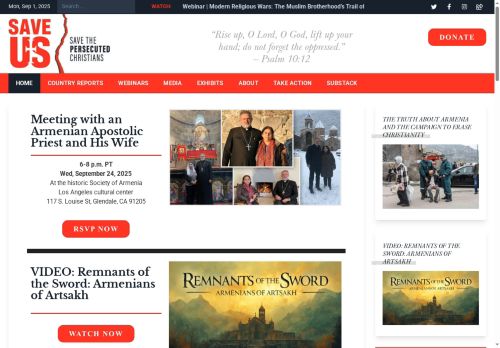 saveuschristians.com capture - 2025-09-01 20:51:22