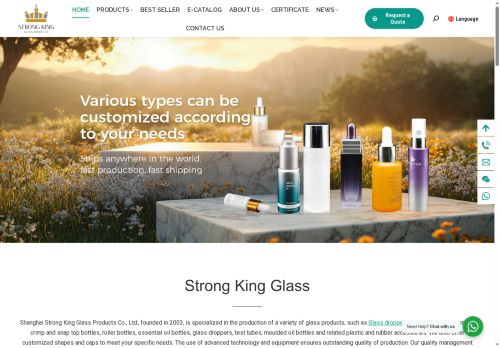strongkingglass.com capture - 2025-09-01 21:31:34