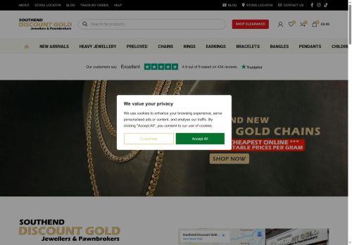 southenddiscountgold.com capture - 2025-09-01 22:32:43