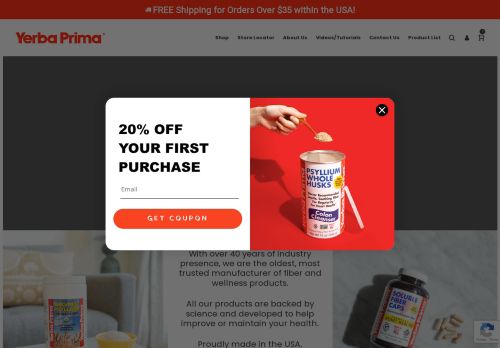 yerbaprimapro.com capture - 2025-09-11 13:16:48