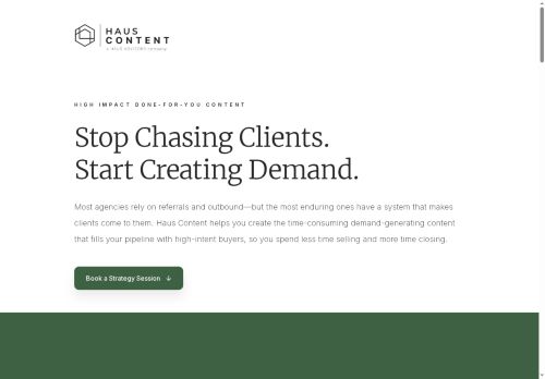 hauscontent.com capture - 2025-09-11 16:33:02