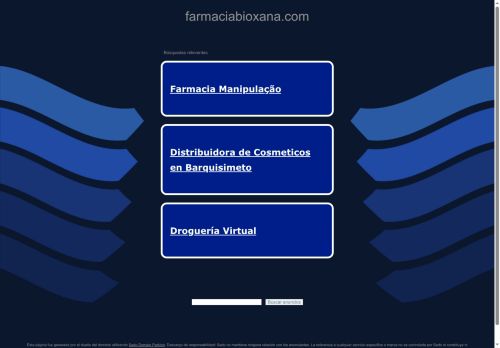 farmaciabioxana.com capture - 2025-09-11 17:42:26