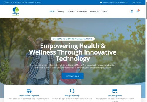 milagro-pharmaceuticals.com capture - 2025-09-11 22:20:24