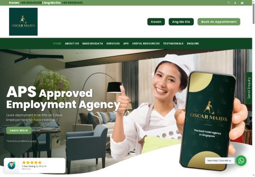 oscarmaids.com capture - 2025-09-12 03:56:54