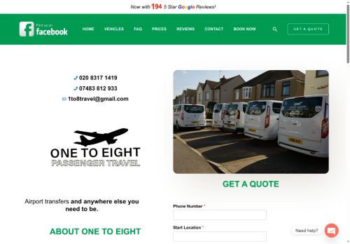 1to8travel.com capture - 2025-09-12 04:27:17