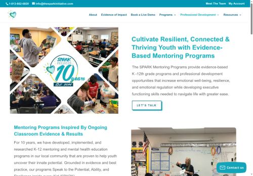 sparkmentoringprogram.com capture - 2025-09-12 07:38:09