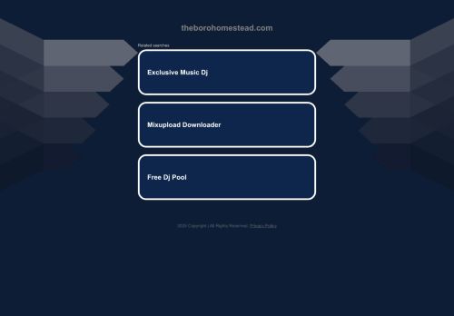 theborohomestead.com capture - 2025-09-12 08:54:40