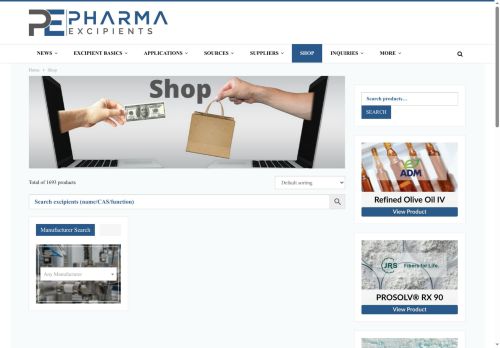 excipientsearch.com capture - 2025-09-12 09:06:02