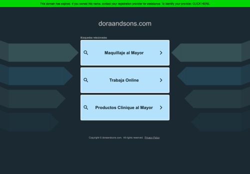 doraandsons.com capture - 2025-09-12 11:12:53
