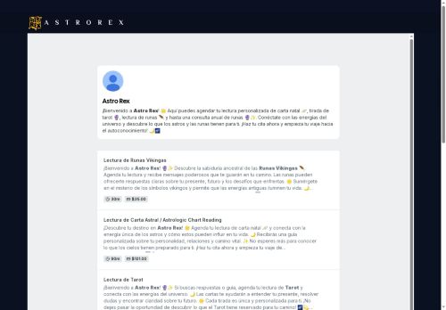 astrorex.com capture - 2025-09-12 12:05:12