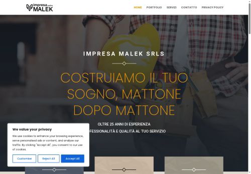 impresamalek.com capture - 2025-09-12 13:00:08