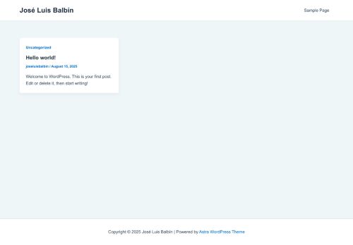 joseluisbalbin.com capture - 2025-09-12 14:36:54