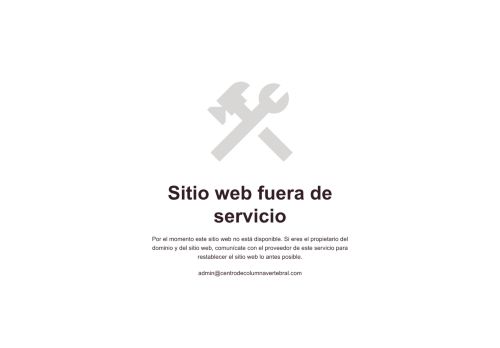 centrodecolumnavertebral.com capture - 2025-09-12 17:04:30