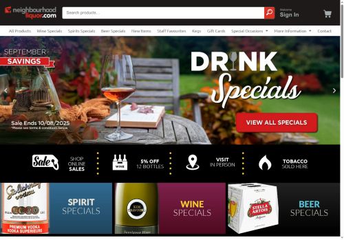 abbotsfordliquor.com capture - 2025-09-12 19:13:35