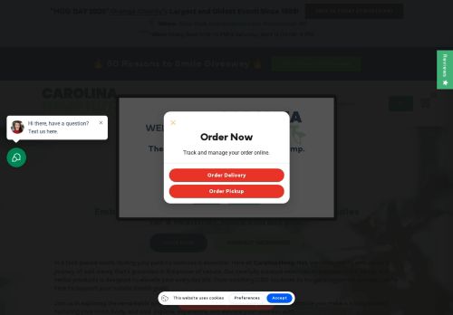 carolinahempcentral.com capture - 2025-09-12 21:08:37