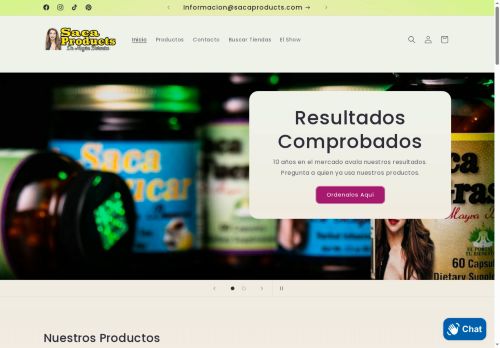 sacaproducts.com capture - 2025-09-13 08:00:08