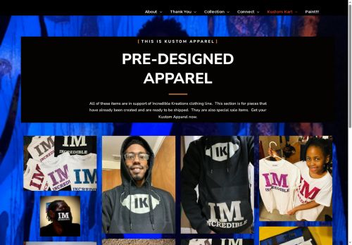 incrediblekreations.com capture - 2025-09-13 08:10:18