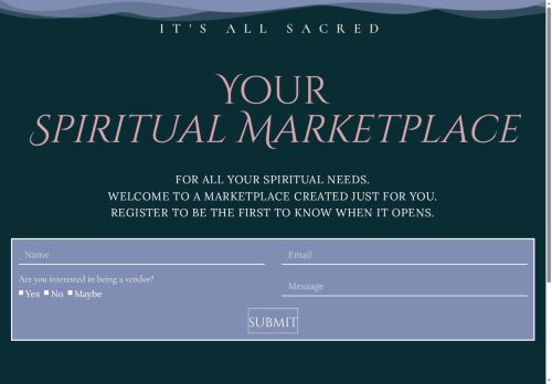 itsallsacred.com capture - 2025-09-13 09:05:30