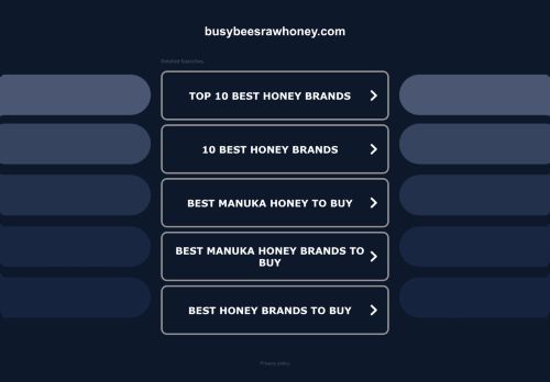 busybeesrawhoney.com capture - 2025-09-13 09:12:43
