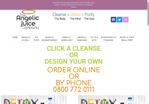 theangelicjuicecompany.com capture - 2025-09-13 16:48:43