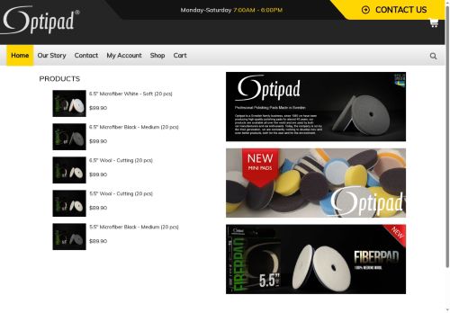 optipadpolishing.com capture - 2025-09-13 18:02:05