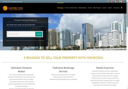 homecoinintrealty.com capture - 2025-09-13 18:06:48