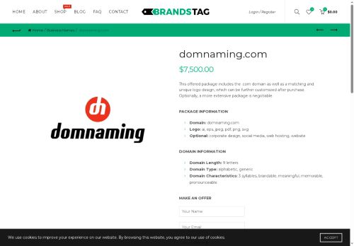 domnaming.com capture - 2025-09-13 21:51:45