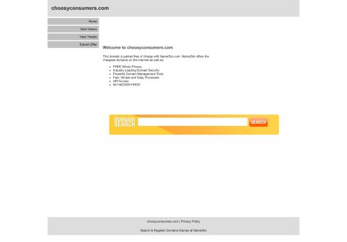 choosyconsumers.com capture - 2025-09-14 00:51:37