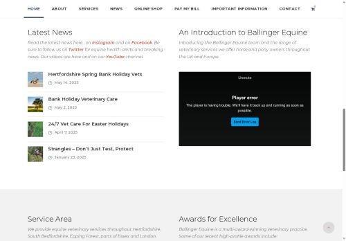 bedfordshireequinevets.com capture - 2025-09-14 01:42:00