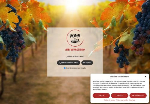 tiempodevinos.com capture - 2025-09-14 05:35:44