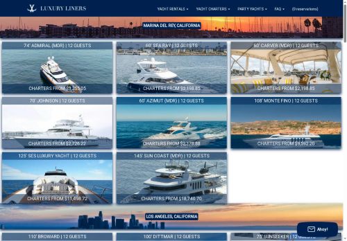 luxurylinersyachts.com capture - 2025-09-14 07:05:55