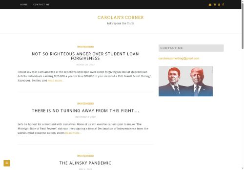 carolanscorner.com capture - 2025-09-14 07:44:18