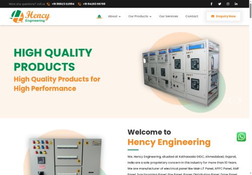 hencyengineering.com capture - 2025-09-14 08:21:00