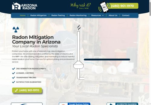 arizonaradonservices.com capture - 2025-09-14 09:05:08