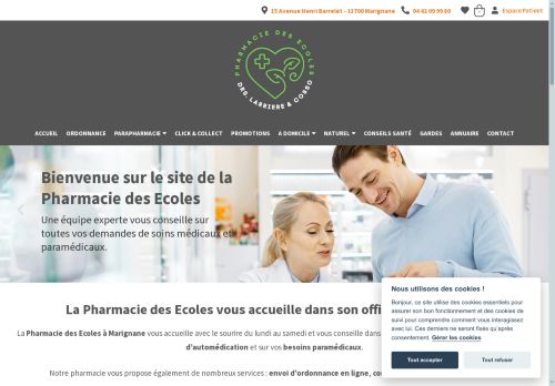 pharmacie-marignane-ecoles.com capture - 2025-09-14 09:42:32