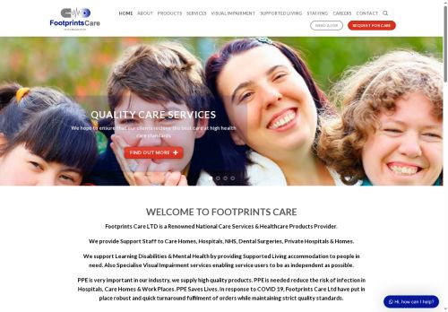 footprintscare.com capture - 2025-09-14 12:20:09