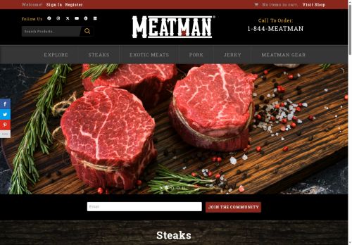 meatmansauce.com capture - 2025-09-14 12:37:21