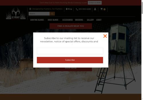 tenpointhuntingblinds.com capture - 2025-09-14 12:39:24