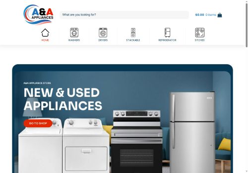 aaappliancestore.com capture - 2025-09-14 17:44:18