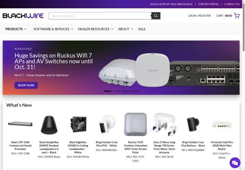 blackwiredistributing.com capture - 2025-09-14 19:50:54