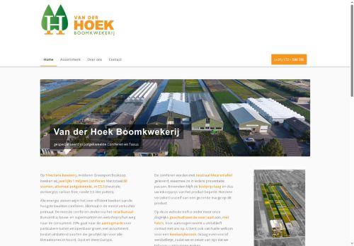 vdhoekconiferen.com capture - 2025-09-15 01:10:54