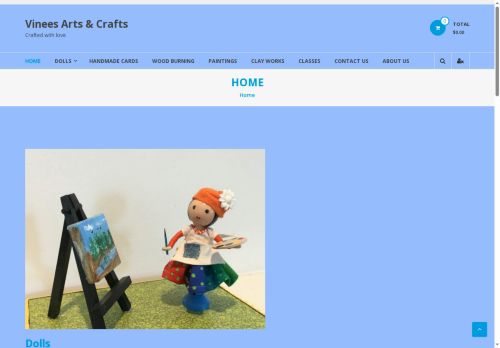 vineesartsncrafts.com capture - 2025-09-15 01:54:35